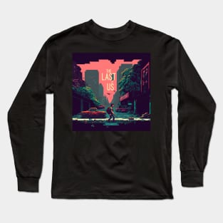 The Last of Us Pedro Pascal Joel inspired design Long Sleeve T-Shirt